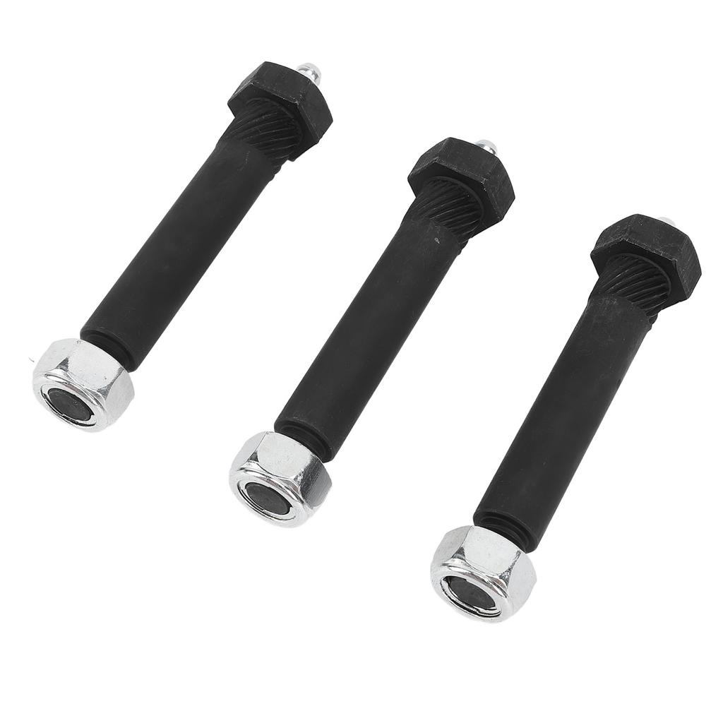 14Pcs Trailer Axle Spring Shackle Screw 9 16 X 3in M11 X 1.25 Thread Steel Greasable Spring Screw for 2000lb 3500lb