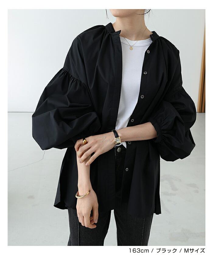 Korean chic autumn niche design sense round neck small breasted lace-up loose versatile lantern sleeve shirt top women
