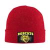 Bobcat Logo Warm Knitted Cap Fashion Bonnet Hat Autumn Winter Outdoor Beanies Hats for Unisex Adult