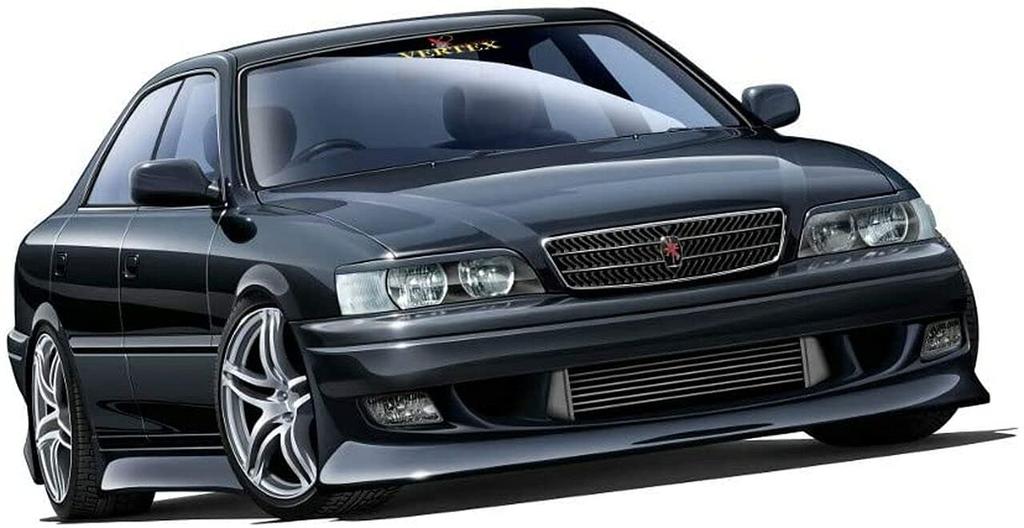 Aoshima Bunka Kyozai The Tuned Car Series Toyota VERTEX JZX100 Chaser Tourer V 1998 Пластиковая модель 1/24 № 10