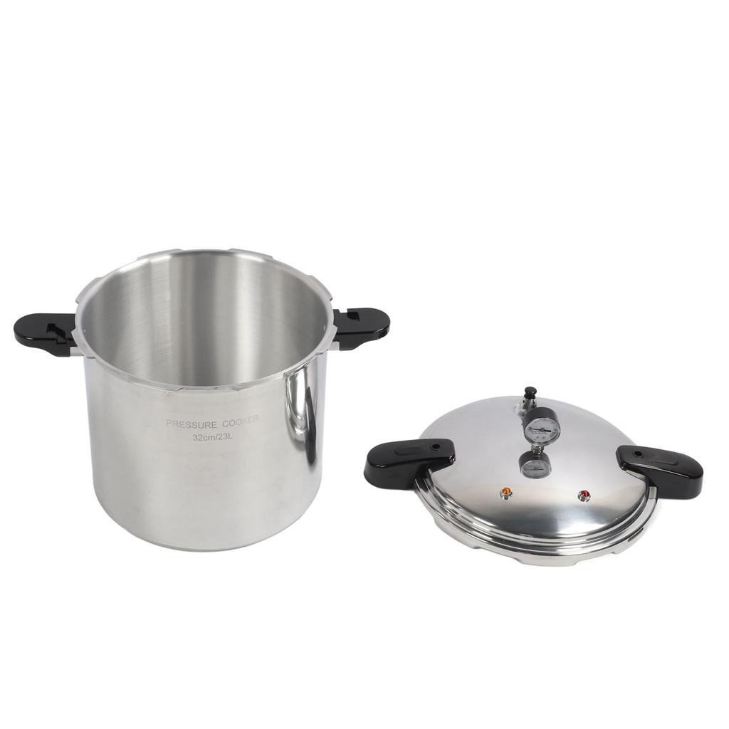 Pressure Cooker Thickened Aluminum Alloy 23L Large Capacity Polished Pressure Cooker for Induction