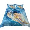 Turtle Pattern Bedding Set Bedding Cover with Pillow Case AU/EU/US Single/Double Full Size Home Bedding Set