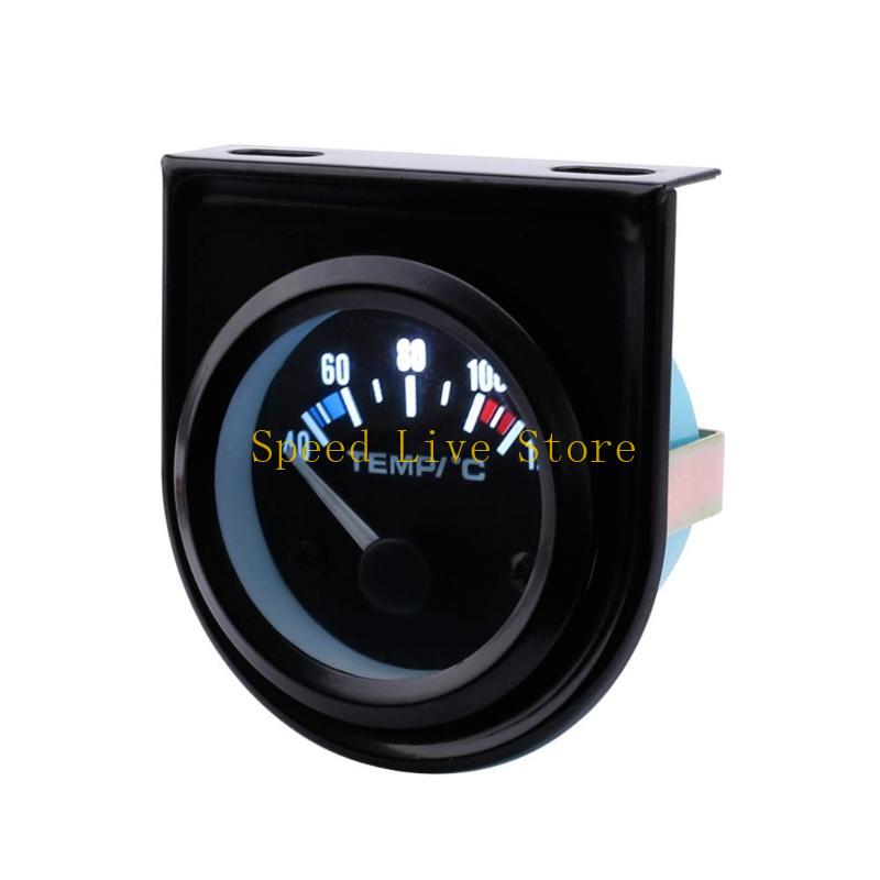 547C 2" 52mm Black Car Auto Digital LED Water Temp Temperature Gauge 40-120℃ New