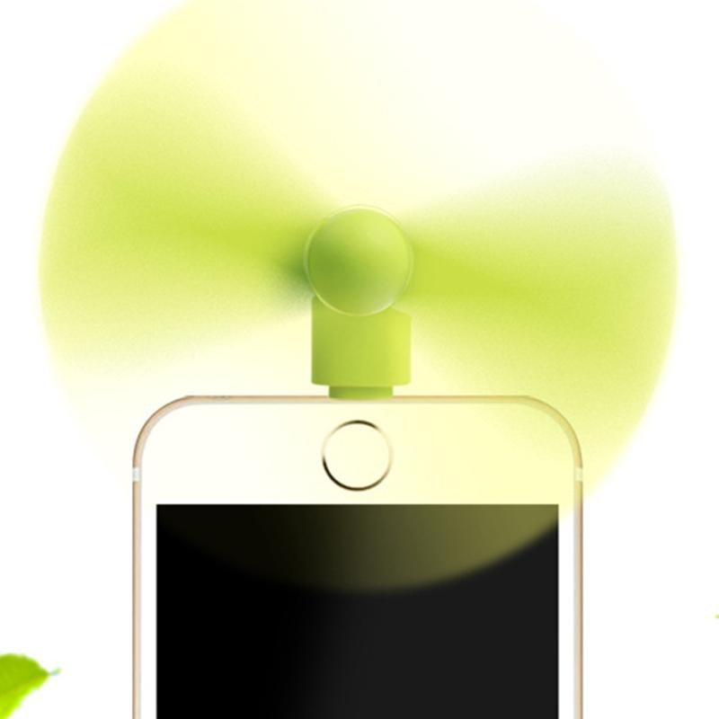 2In1 Mini Portable Mobile Phone Fan Cooler For Android For Iphone For Samsung For Huawei For Ipad