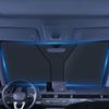 Автомобильные шторы для лета, охлаждающий УФ-светоотражающий автомобильный козырек от солнца на лобовом стекле, защита от солнца на переднем окне