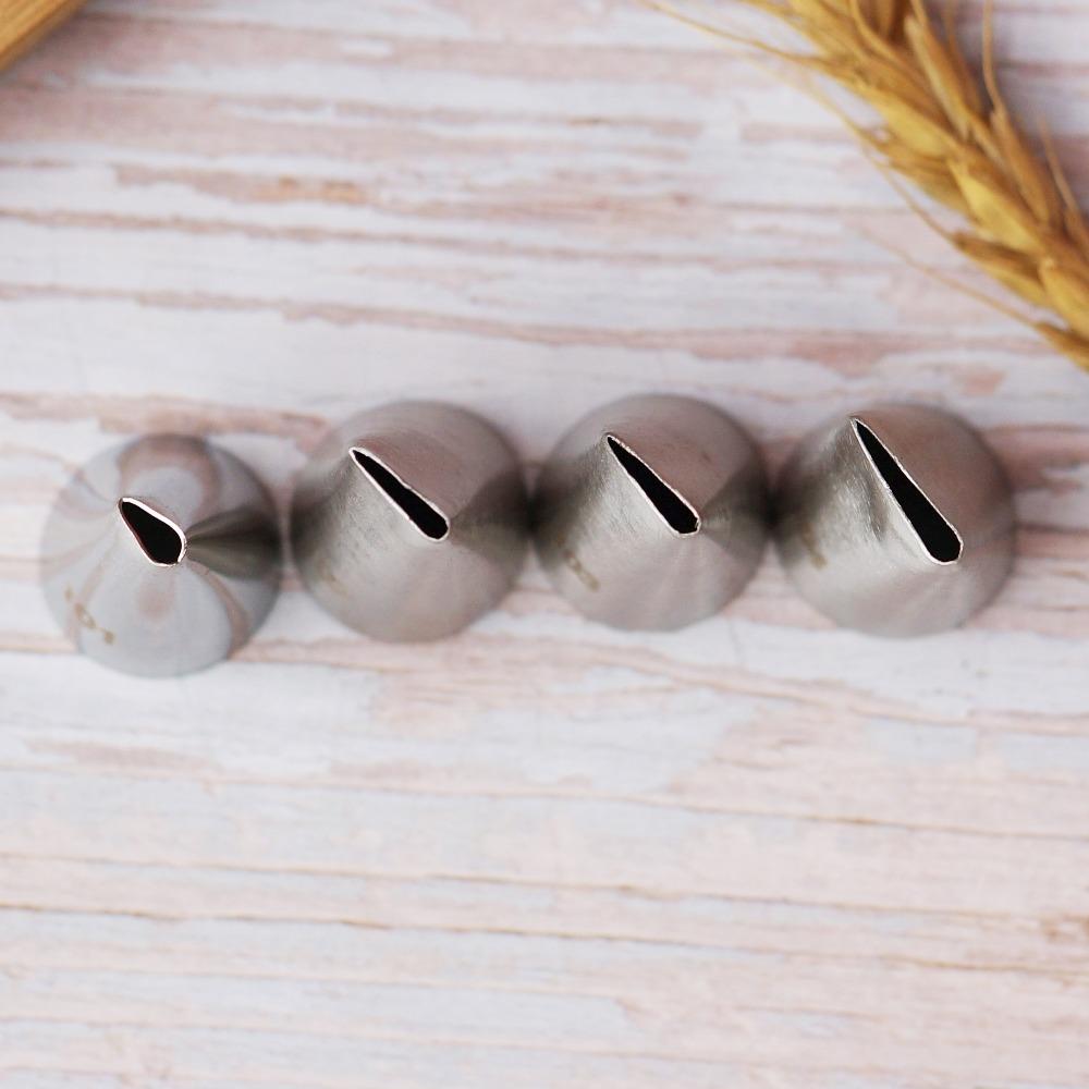 #101 #102 #103 #104 Насадка для создания формы лепестка розы Насадка для украшения глазурью Инструменты для выпечки и кондитерских изделий Формы для выпечки