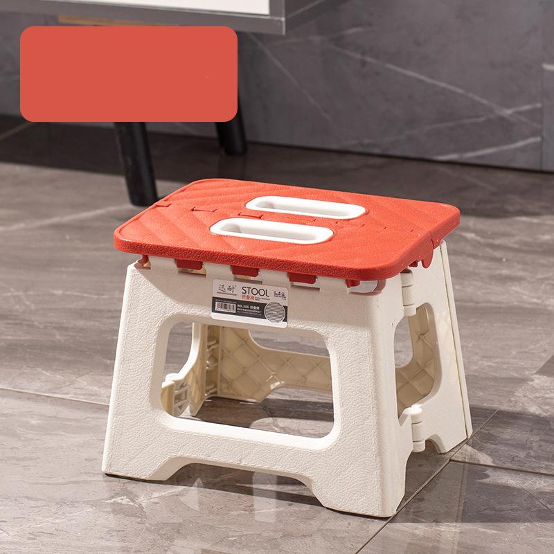 Outdoor Portable Folding Stool High Load-bearing Thickened Plastic Saddle Chair Mini Chair Fishing Stool Square Stool Camping Stool