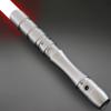 YDDSABER Lightsaber LED Blade Metal Hilt Force FX Lightsaber Sound Effect Sensor Equipped with Rechargeable Light Up Sword (Silver Hilt Red Blade)