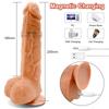Realistic Silicone Dildo for Women Wireless Thrusting Big Penis With Suction Cup Skin Feeling Vibrator Sex Toys for Female Adult