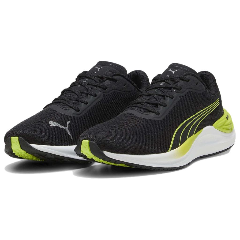 Puma Electrify Nitro 3 Comfortable Non-Slip Low-Top Running Shoes Men Sneaker Black Green White 378455-10