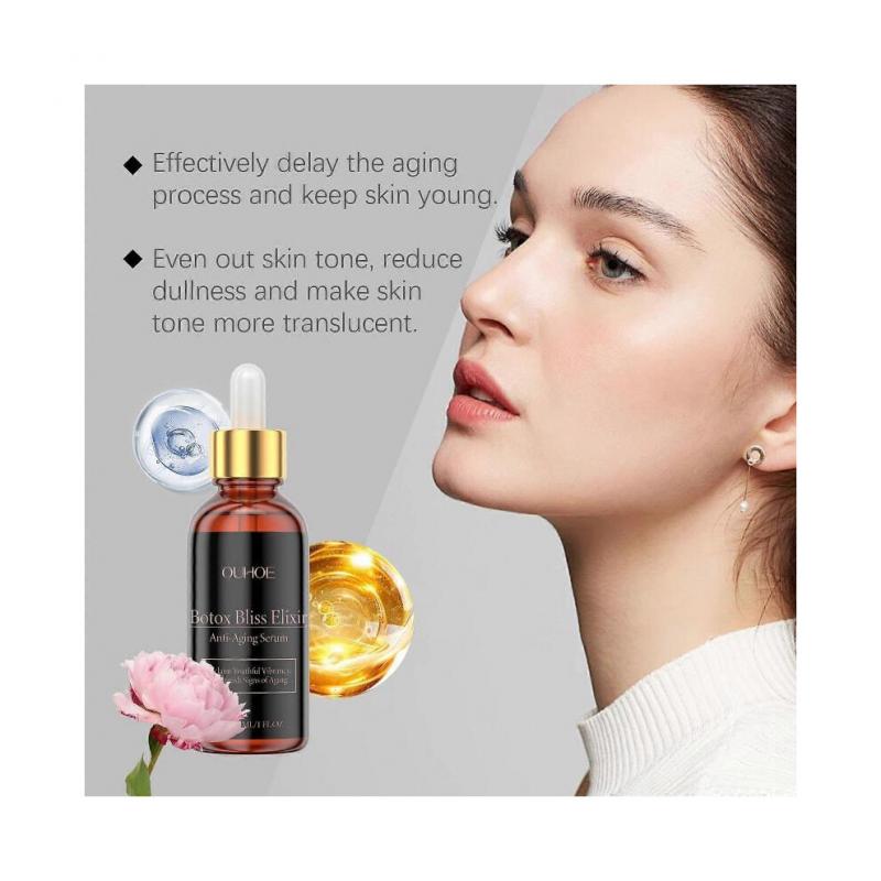 Hydrating Essence Facial Serum for Youthful Skin  Deep Moisturization with Glycerin, Hyaluronic Acid & Peony Extract  Anti-Aging, Reduces Wrinkles & I