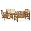 Day and Night - Day and Night Garden Furniture Set 5 Pieces Solid Acacia Wood