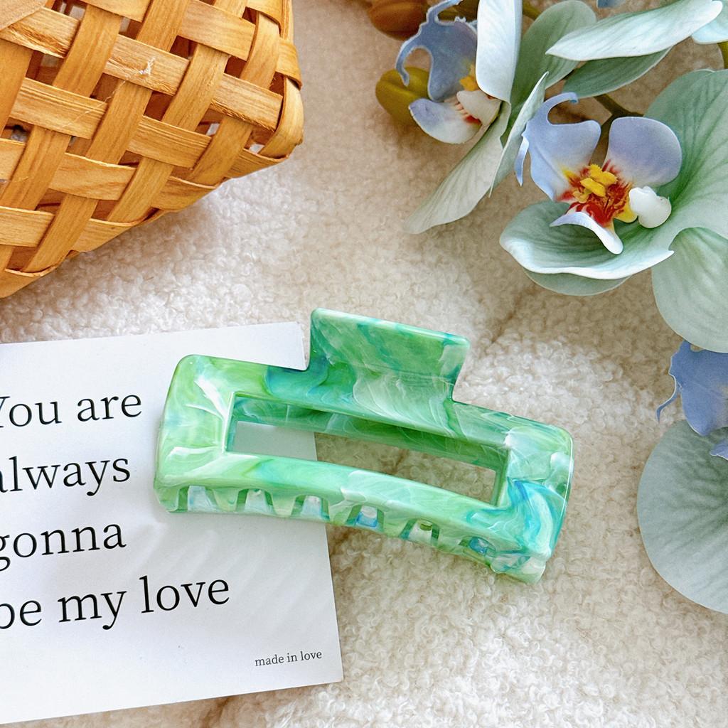 Элегантная смоляная заколка-краб для волос в уникальных цветочных и геометрических дизайнах для женщин