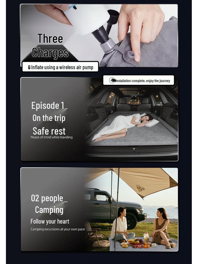 Надувной матрас-кровать для багажника автомобиля Tank 500 Hi4t SUV