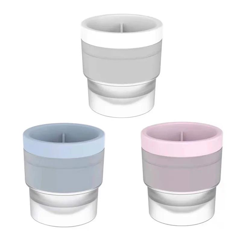 Силиконовая форма для льда, сфера, штабелируемая, медленно тающая, самодельная форма для изготовления ледяных шариков, пищевой поднос для льда для коктейлей, виски, напитков, бара