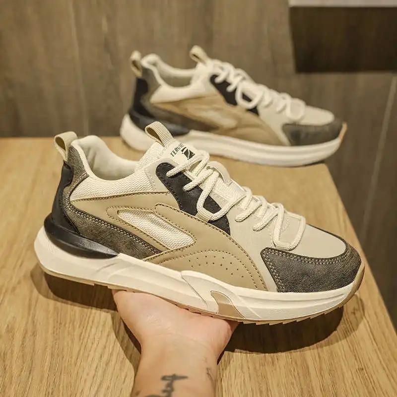 Fashion With Ties Road Shoes Breathable Men Running Flat Sneakers For Mens Sports Vip Trending Products Top Comfort Tenus