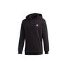 Adidas Originals Trefoil Logo Print Loose Hoodie Men Tops Black GE0795