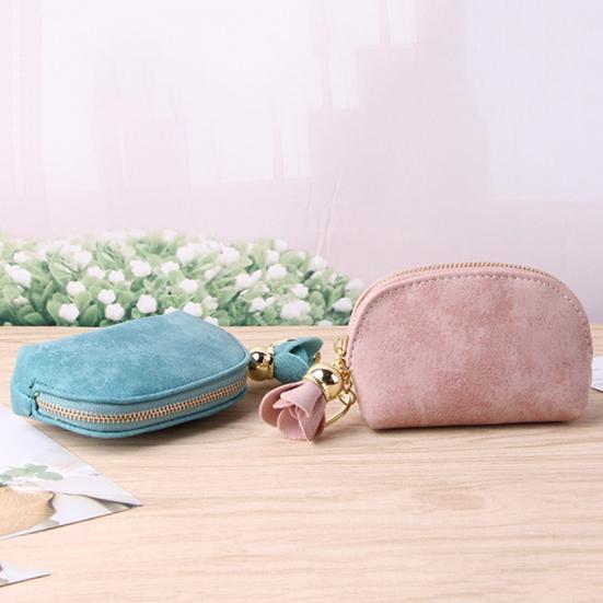 Женский кошелек из искусственной кожи для монет, держатель для ключей, органайзер на молнии, мини-кошелек