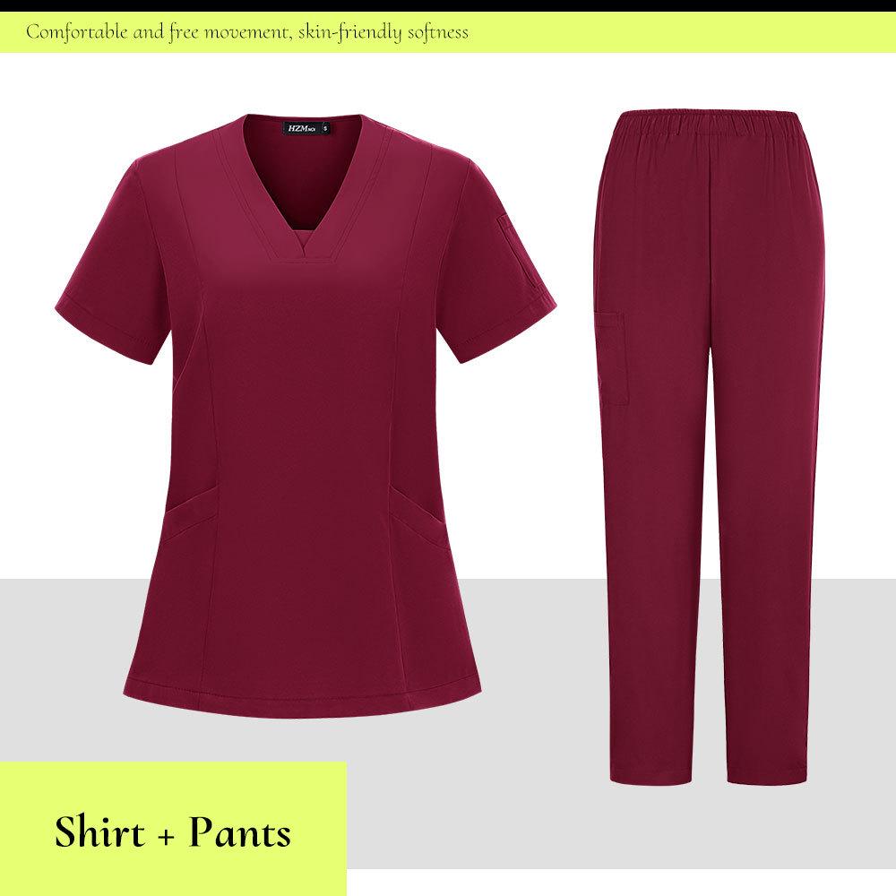 Унисекс быстросохнущий костюм для стоматологической клиники и хирургический халат