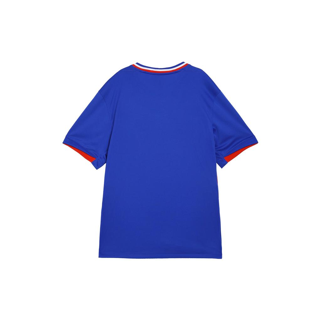 Nike Мужские футболки в полоску с v-образным вырезом и коротким рукавом в полоску с логотипом, синие FJ1259-452