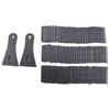 B-Est 2 PCS Blade Scraper With 100Pcs Single Edge Plastic Blades, Extra Big Scraper Tool Black For Removing Paint Spots