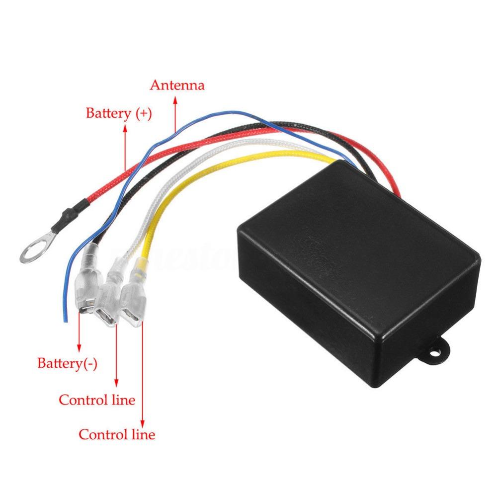 NEW 12V 500A HD Contactor Winch Control Solenoid Relay Twin Wireless Remote Recovery 4x4 For Jeep ATV SUV Car Accessories