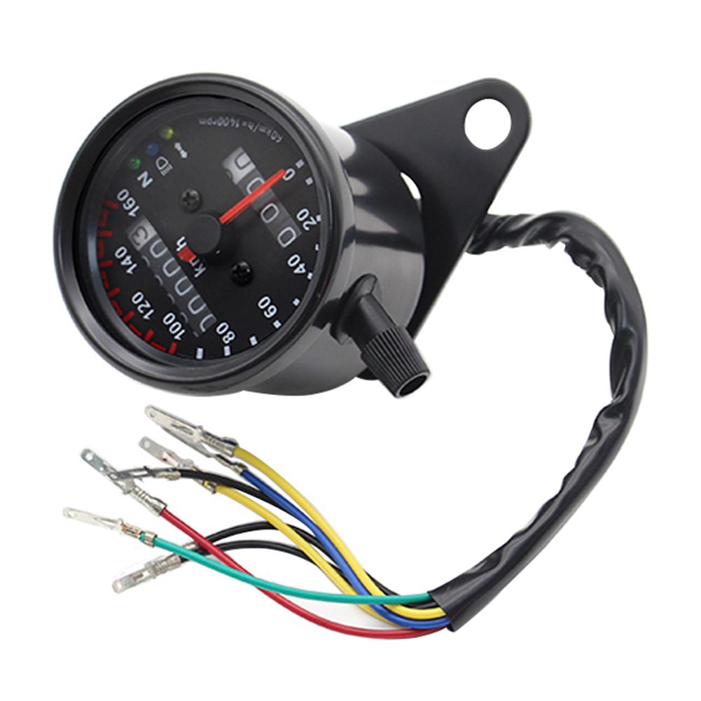 Hot Sale Motorcycle Speedometer Skillful Manufacture 12V Motorcycle Speedometer Odometer with Neutral Gear Turn Signal Indicator