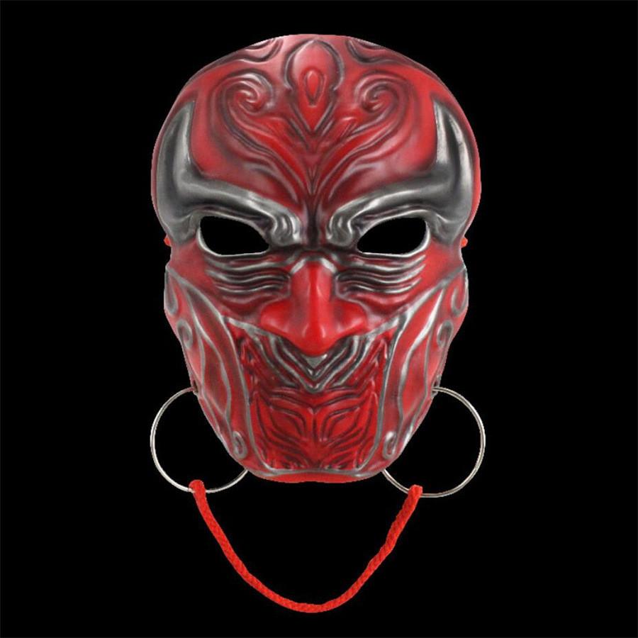 Потрясающая смоляная маска для лица на Хэллоуин с персонажами из Хуацзянху Булянжэнь