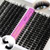 14heat-melting Fluffy Segmented False Eyelash Bundle 60/80D  CC/D/DD Curling Tufted Eyelashes Can Prolong the Eyelash