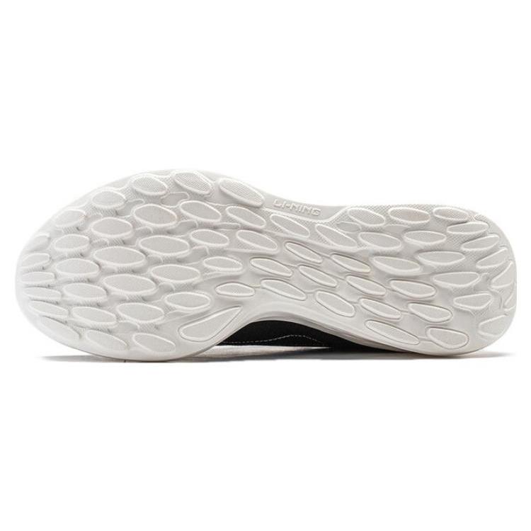 Li Ning Мягкие противоскользящие износостойкие низкие беговые кроссовки мужские Черные ARST047-1