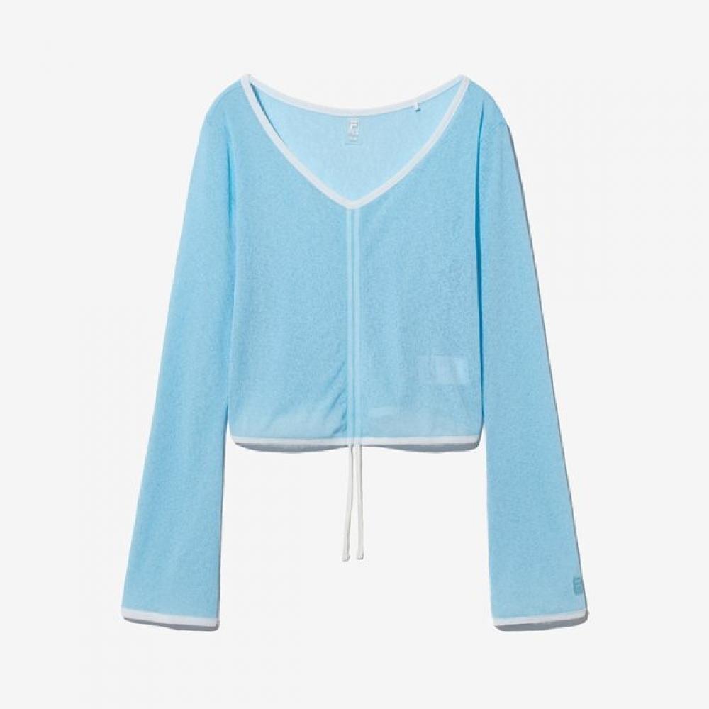 Fila Mesh Shirred Cover Up