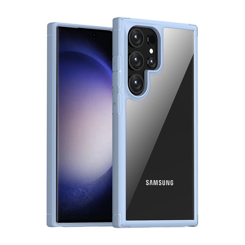 Прозрачный защитный чехол от падения для Samsung S24 Ultra/Pro