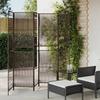 VidaXL Room Divider 6 Panels, Room Separator, Privacy Screen, Living Room Bedroom Screen, Modern, Brown 365385