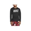 Nike Футболка с длинным рукавом и большим логотипом, детские топы, черный цвет BV4404