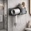 Rustproof Hair Dryer Holder Wall Mounted Toilet Paper Holder Bathroom Tissue Holder  Bathroom Use