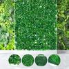Bymaocar 12 штук Искусственный декор Самшит Живая изгородь Стена Мат Перерабатываемые Растительные панели Наружный Травяной Забор Праздничные и Вечериночные Принадлежности