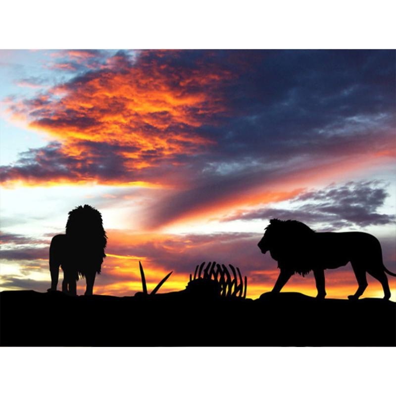 Diamond Painting Dandelion Full Square Mosaic Art Sunset Diamond Embroidery Landscape Picture of Rhinestone Home Decor