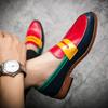 Fashion New Colorful Loafers for Men Casual Luxury Slip-On Spring Autumn Wedding Shoes Men Dress Shoes Wedding Fashion Party Dance Shoes