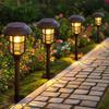 Solar Outdoor Garden Set of Automatic Suitable for Flower and Warm White Potphieé Lights, Lights, Waterproof, 4, Stylish, Solar-Powered, On/Off,