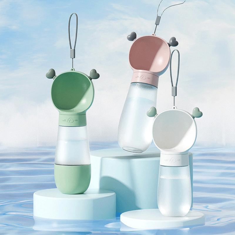 Portable Dog Water Cup Leak Proof Pet Travel Bottle Folding Dog Bowl Outdoor Dog Feeder Pet Accessories KTY