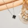 Lucky Clover Necklace Pendant Titanium Steel Light Luxury Trendy Double Sided Beimu Design Clavicle Necklace Jewelry