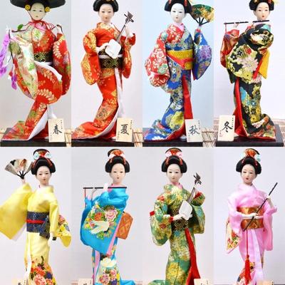 30 см японский ресторан украшения гейша 12 дюймов японская кукла гуманоид кимоно кукла хуан японское украшение подарки для дома