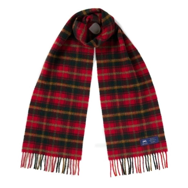 ABRAHAM MOON Шарф из мериносовой шерсти 25 см - Темный клен