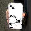 Чехол для телефона D-Dairy-Cow для iPhone 17 16 15 14 Plus 13 12 11 Pro Max Задняя крышка телефона Прозрачный ударопрочный чехол