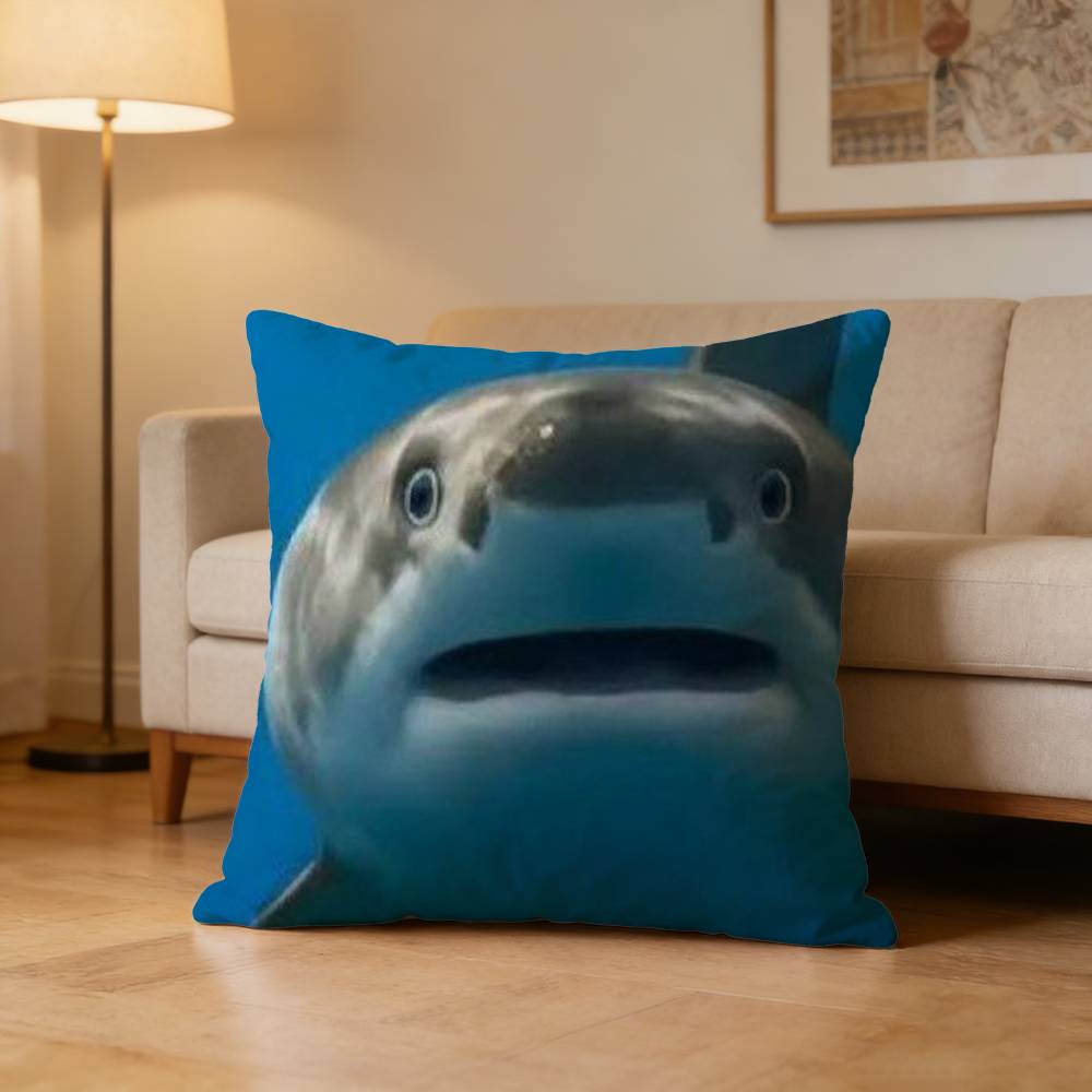 Seal Sea Cute Funny Pillow Case Pattern Printed Pillowcase For Living Room Sofa Cushion Cover