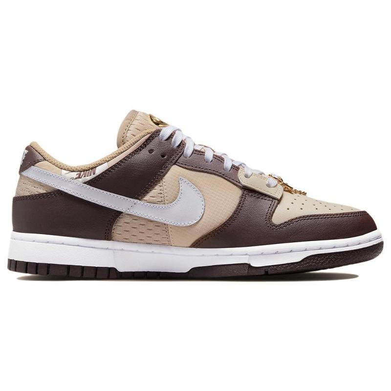 Nike Dunk Low Коричневый Базальт Женские Кроссовки для Скейтбординга DX6060-111
