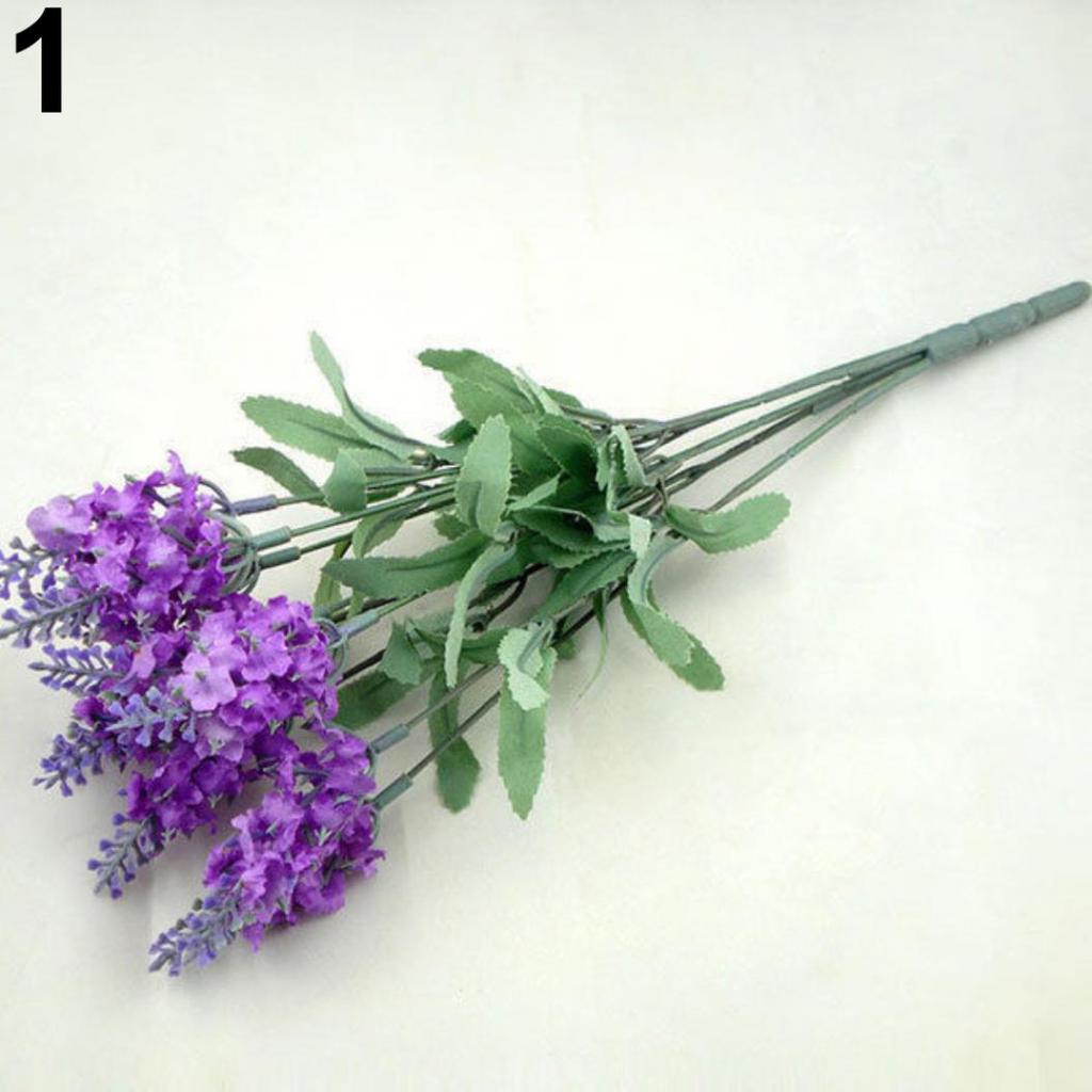MIT 10 головок 1 букет искусственный шелк лаванда искусственный садовый цветок растение домашний декор