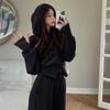 Sport Sets Autumn and Winter Fashion Temperament Sports Suit for Women Early Autumn Hooded Sweatshirt Slimming and Loose Korean Casual Two-piece Set