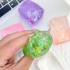 Maltose Simulated Tofu Small Ice Cubes Anti Stress Slow Rebound Polar Light Colorful Squeeze TPR Block Decompression Toy