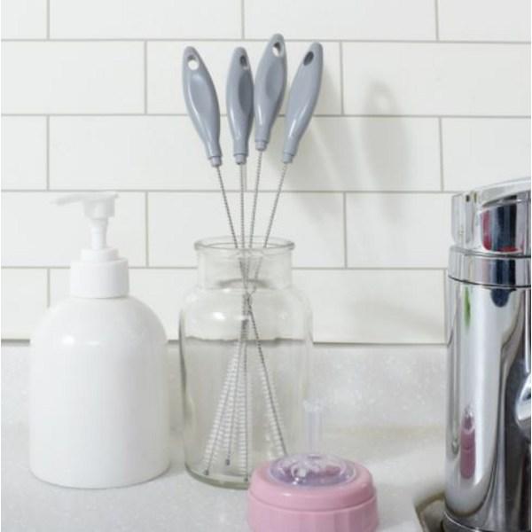 Щетка для соломинки Baby&I, 2 упаковки, серая